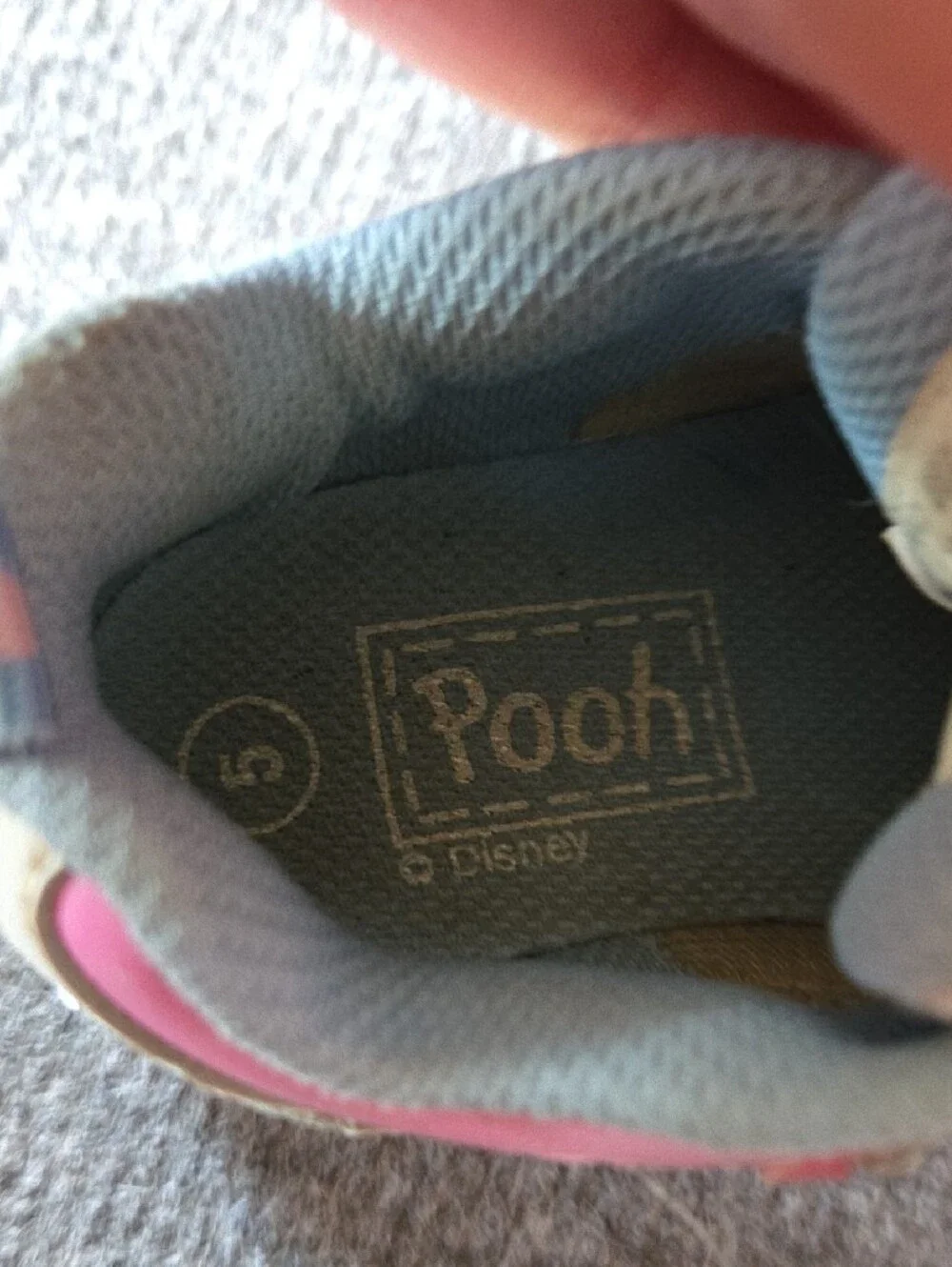 Vintage Winnie The Pooh  Sneakers with Velcro